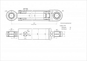 Гидроцилиндр ЦГ-140.80х1000.11