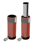 Домкрат универсальный гидравлический одностороннего действия ДУ50П150