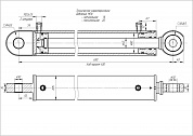Гидроцилиндр ЦГ-80.40х400.17