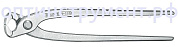 Клещи арматурные (клещи вязальные), 250 мм, KNIPEX 99 04 250 KN-9904250