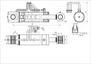 Гидроцилиндр ЦГ-100.50х455.22