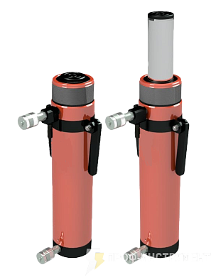 Домкрат универсальный гидравлический двойного действия ДУ5Г150