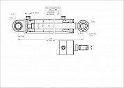Гидроцилиндр ЦГ-80.40х800.11