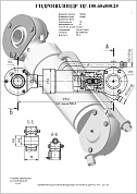 Гидроцилиндр ЦГ-100.60х800.25