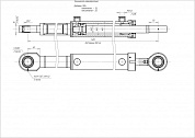 Гидроцилиндр ЦГ-63.40х560.11