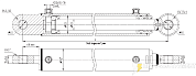 Гидроцилиндр МС80/50х630-3(4).22(930)