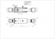 Гидроцилиндр ЦГ-63.40х580.22