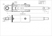 Гидроцилиндр ЦГ-125.60х1400.13