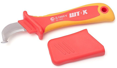 Нож для снятия изоляции с пяткой ШТОК 1000В 14003
