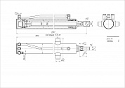 Гидроцилиндр ЦГ-80.56х1770.31
