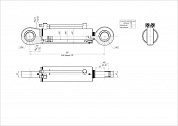 Гидроцилиндр ЦГ-80.50х210.11