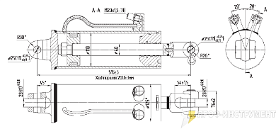 Гидроцилиндр МС110/40х200-3(4).44.1