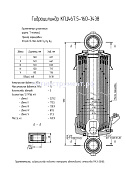 Гидроцилиндр КГЦ 467.5-160-3438