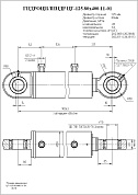 Гидроцилиндр ЦГ-125.80х400.11-01